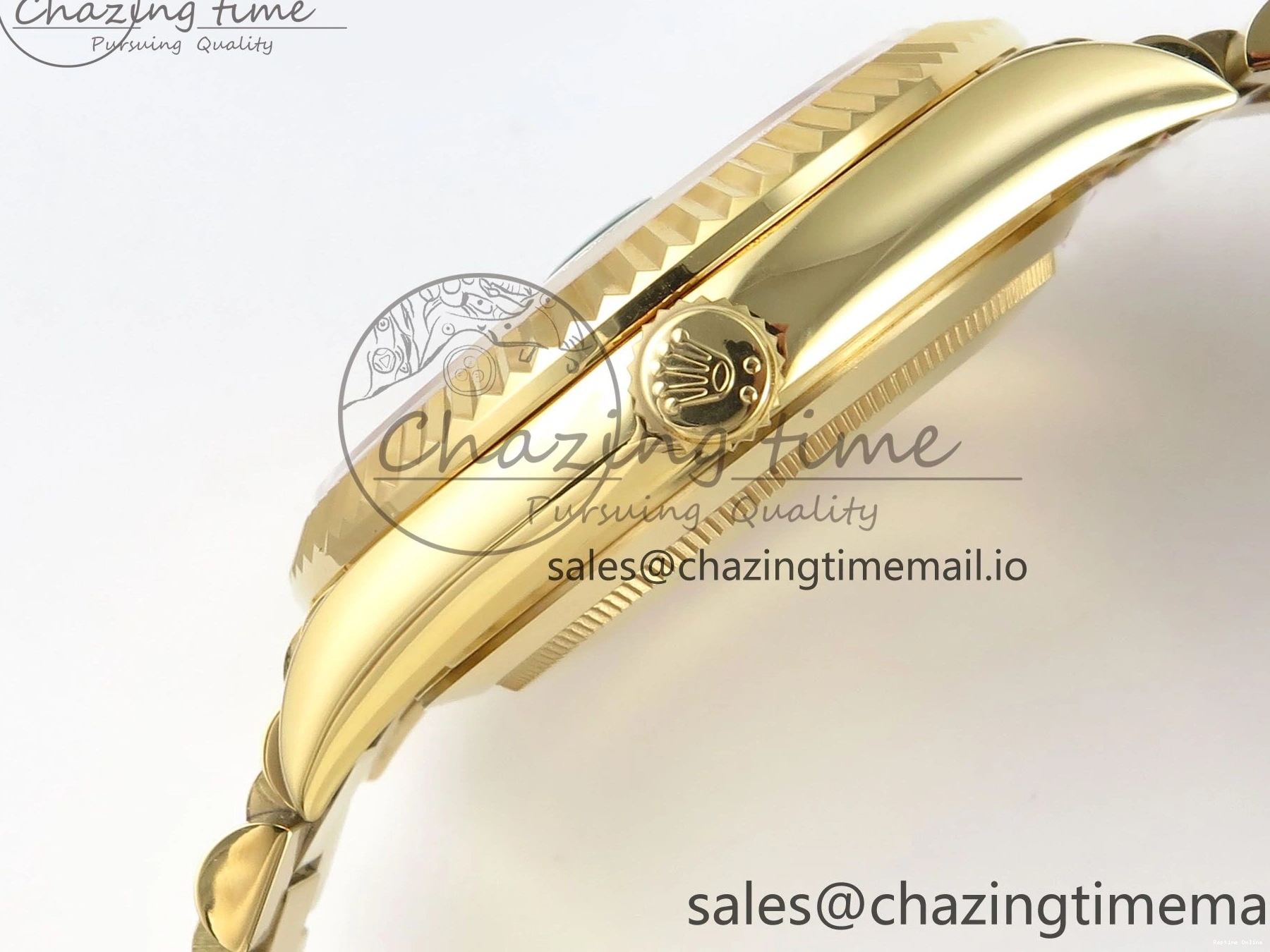 0504 QuickDry Day Date 40 YG 228238 KF 1:1 Best Edition YG Roman Dial on President Bracelet VR3255 (Gain Weight) 839